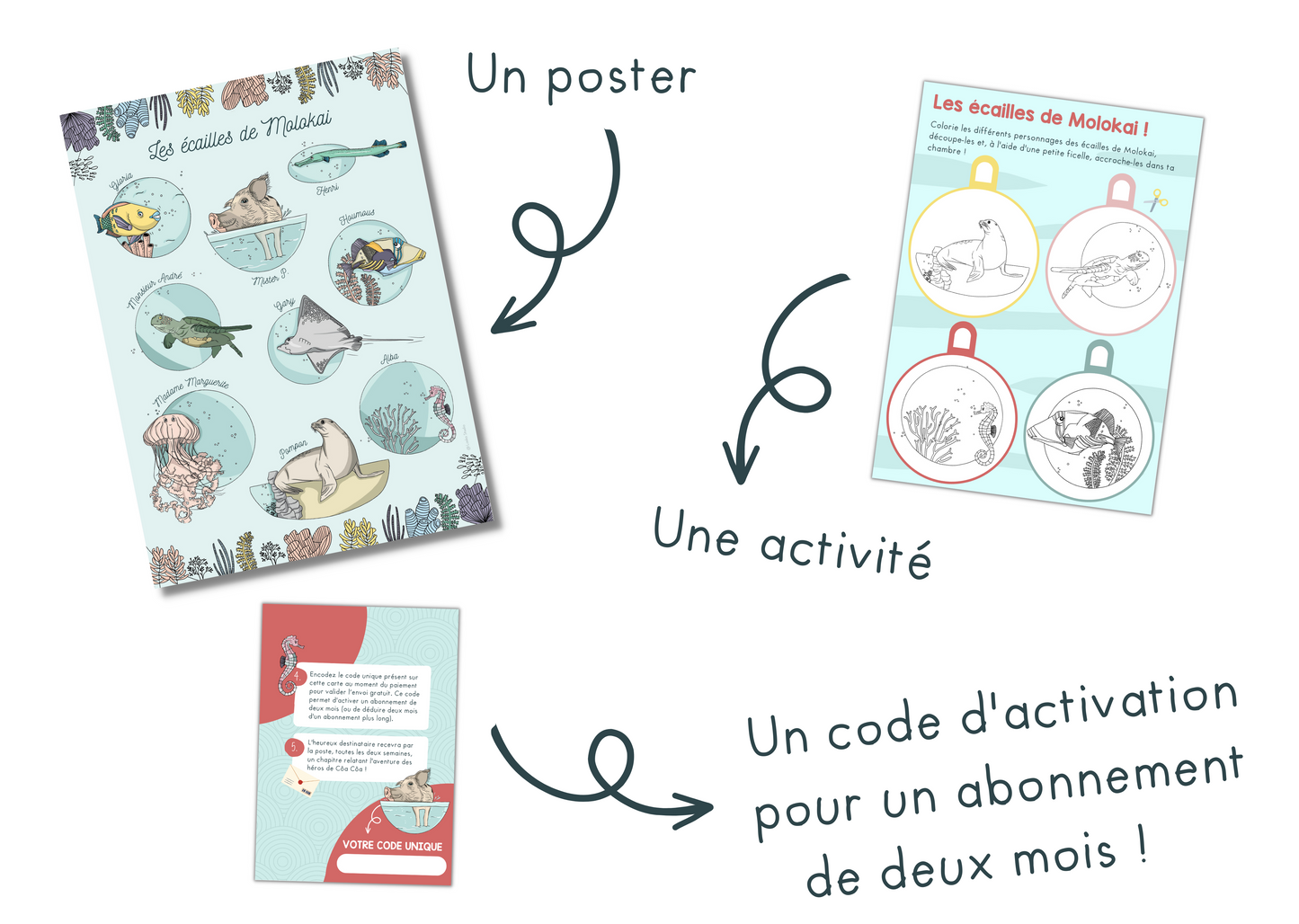 Le livre des écailles de Molokai - à partir de 4 ans
