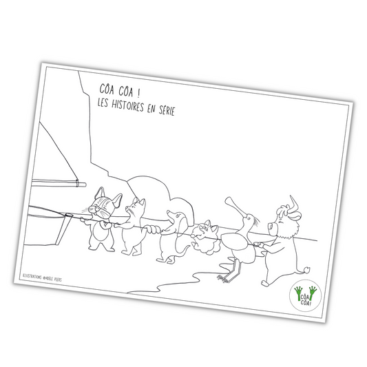 Coloriage - Oh hisse, oh hisse !